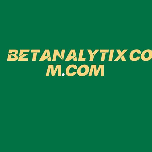 Logo da BETANALYTIXCOM